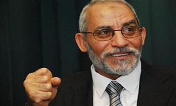 مرشد الاخوان  لاعضاء الجماعة : لا تصوموا استعدادا لمعركة بدر الثانية يوم 26 يوليو المقبل