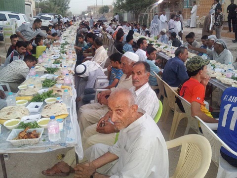 مؤسسة كربلاء المستقبل الإعلامية تقيم مأدبة إفطار جماعي لأكثر من  (500) صائم