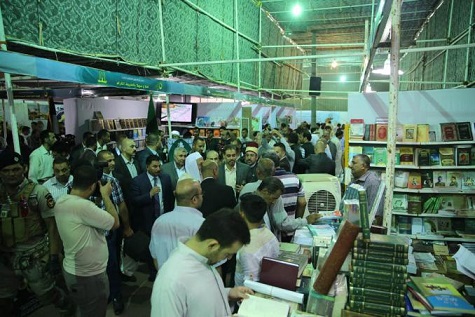 7000 الاف عنوان كتاب و49 دار نشر من 7 دول عربية واسلامية تشارك في معرض الكتاب في مسجد الكوفة