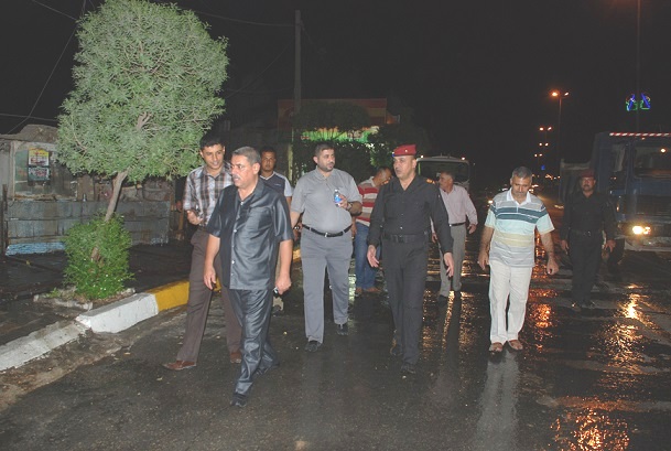 شاهد بالفيديو :عمليات غسل شوارع مدينة كربلاء المقدسة ليلا