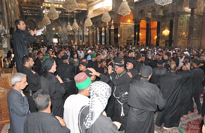 كربلاء تتوشح بالسواد ومواكب عزائية بمناسبة استشهاد الأمام محمد الجواد (مصور)