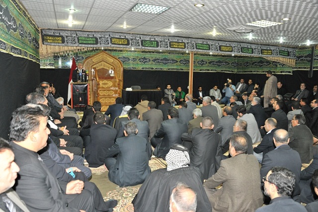 نص كلمة نائب رئيس الجمهورية في المهرجان الحسيني الذي اقامه مكتب الشيخ همام حمودي