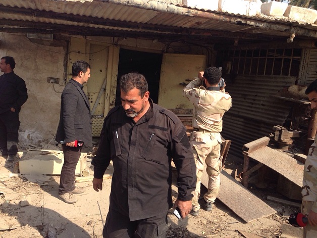 شاهد بالصور مصانع تفخيخ العجلات في جرف الصخر وكمية العبوات المزروعة التي فككها رجال العتبة الحسينية