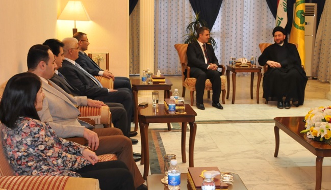 وفد من كتلة التغيير برئاسة نائب رئيس مجلس النواب يبحـث مع السيد عمار الحكيم مجـمل الأوضاع السياسية في العـراق