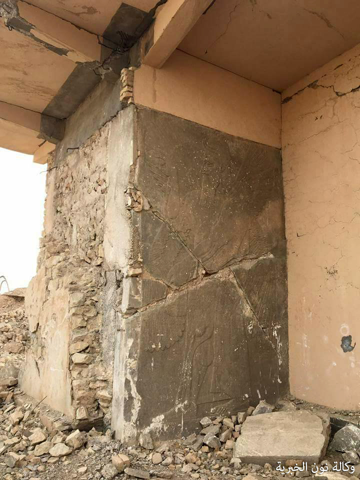 بالصور: شاهد ما تبقى من آثار مدينة النمرود الاثرية