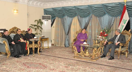 الخزاعي يستقبل وفدا من اساقفة الكنيسة الانغليكانية في الشرق الاوسط والعالم: العنف  طال العراقيين جميعا من مسلمين ومسيحيين والارهاب لادين له