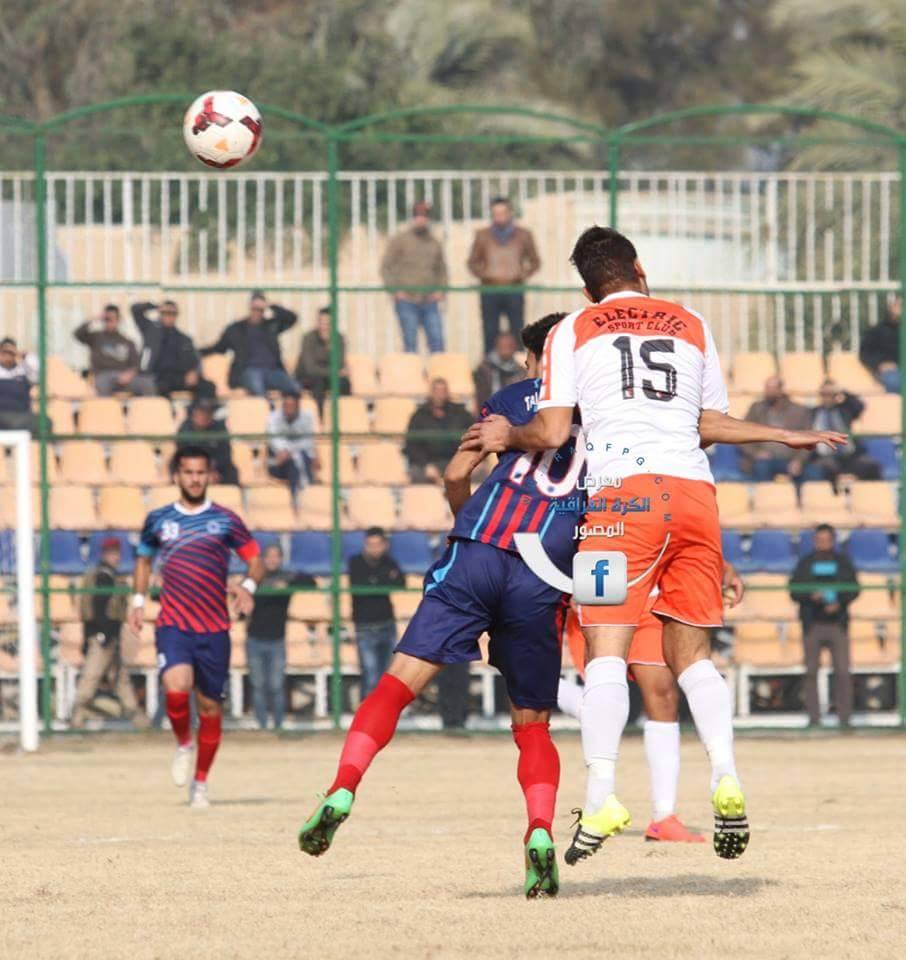 الطلبة يتفوق على الكهرباء والنفط يتغلب على نفط ميسان بدوري الكرة الممتاز
