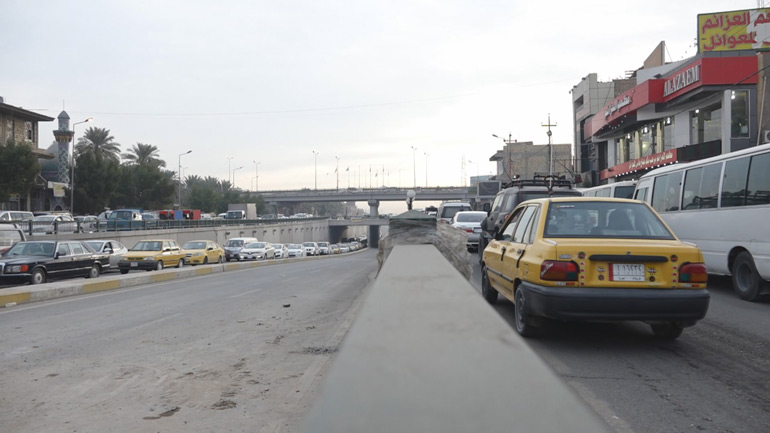 بالصور:عرقلة سير الحياة اليومية في كربلاء بسبب سوء التخطيط والتخبط بانجاز المشاريع