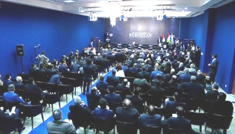 مؤتمر (إنفصال إقليم كردستان)عن العراق بحضور زلماي خليل زاد وسياسيين عراقيين