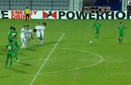 المنتخب الاولمبي يخسر مباراته الودية امام النادي الروسي