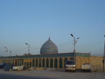 انفجار  قرب مرقد الامام عون شمال كربلاء