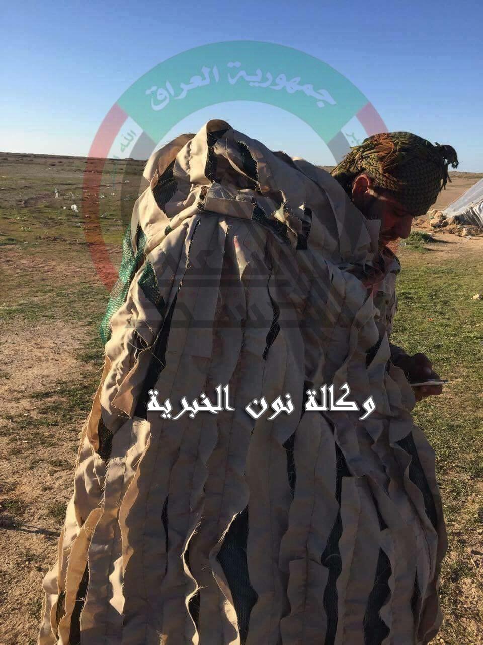بالصور: بزات عسكرية امريكية للتمويه في اوكار داعش بصحراء الثرثار