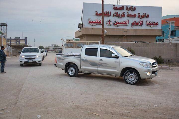 صحة كربلاء :تقدم الدعم والإسناد الطبي لطبابة القوات الأمنية والحشد الشعبي في قاطع عمليات ( صلاح الدين - نينوى )