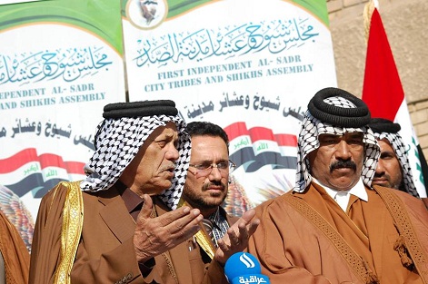 مجلس شيوخ وعشائر مدينة الصدر: توقف العمليات في صلاح الدين  نوع من التكتيك العسكري