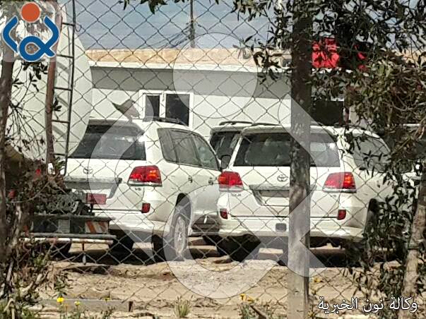 بالصوره:وصول الوجبة الاولى من السيارات الخاصة باعضاء مجلس كربلاء بعد تركها لأشهر في ميناء البصره