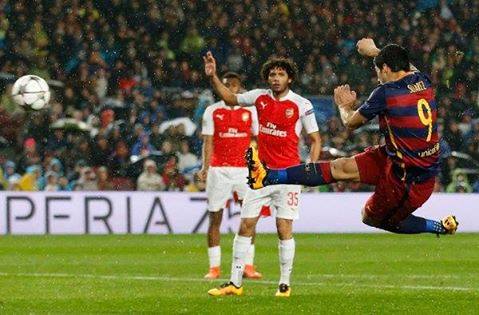 بالصور: "مثلث الرعب" يصعد ببرشلونة لربع نهائي دوري الابطال