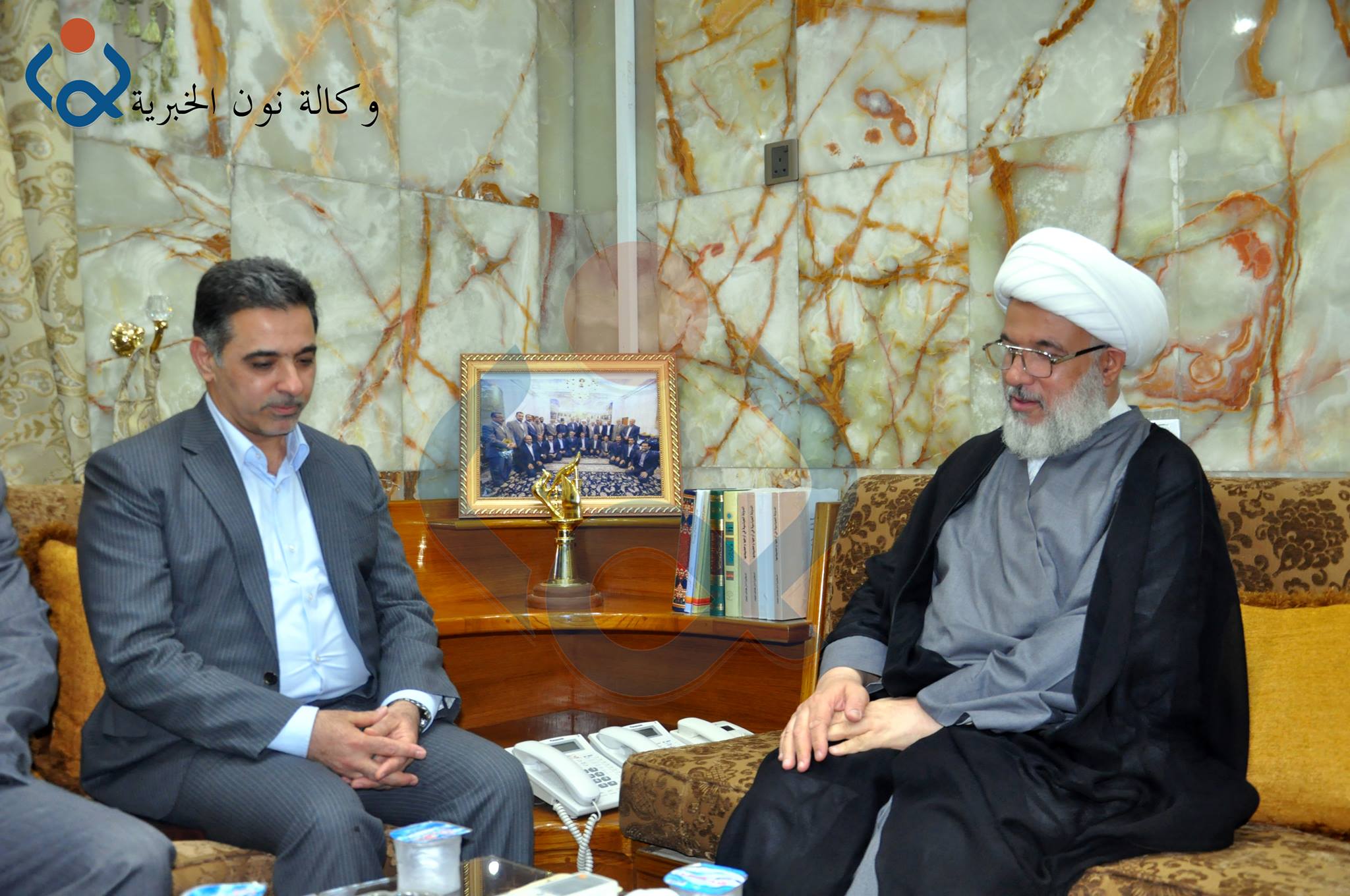 ممثل المرجع السيستاني يلتقي وزير الداخلية