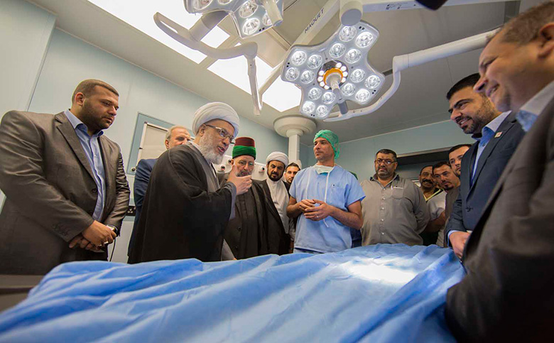بالفيديو: العتبة الحسينية تفتتح صالة عمليات حديثة في مستشفى السفير بكربلاء