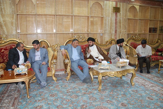 السيد مقتدى الصدر :تصريحات مها الدوري حول العتبات المقدسة لاتمثل راي مكتب السيد الشهيد ووفد من مكتبه يزورالشيخ الكربلائي