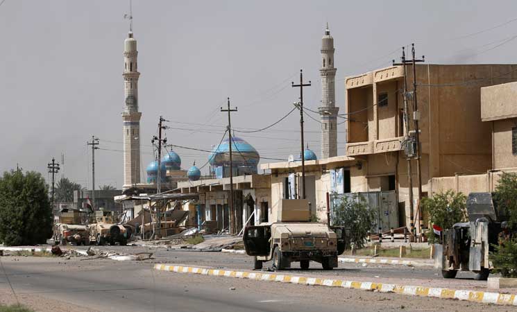 وصول وزير الداخلية محمد الغبان إلى الفلوجة تمهيدا لإعلان تحريرها خلال ساعات