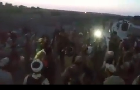 شاهد بالفيديو معنويات المتطوعين فجر اليوم على اعتاب الفلوجة