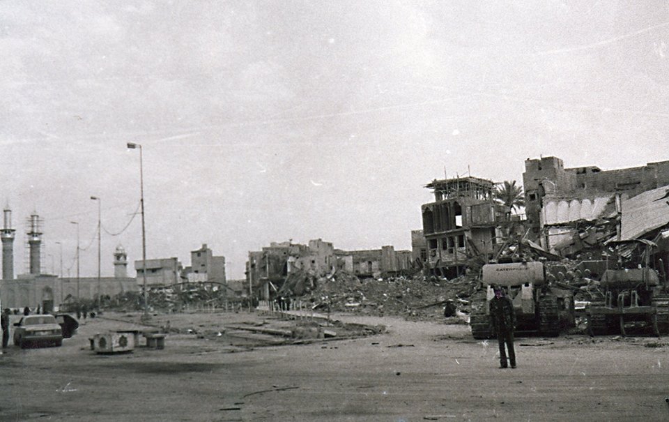 بالصورة :كربلاء بعد انتفاضة اذار 1991