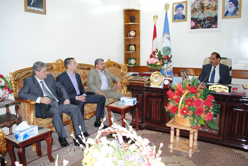 شركات صربية تزور النجف وتبدي رغبتها بالاستثمار في المحافظة