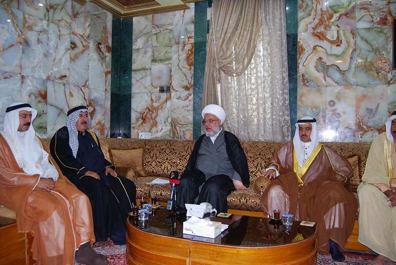 وفد من الضلوعية الصامدة يزور ممثل المرجع السيستاني:زيارتنا لكربلاء يعزز صمود الضلوعيين بوجه داعش(مصور)