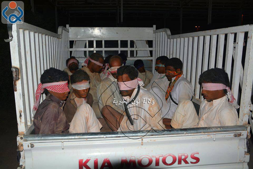 بالصور: القبض على 9 ارهابيين في صحراء كربلاء