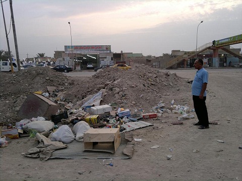 احياء (السلام والفلاحية) وسط الكوت تعانيان من الاهمال (مصور)