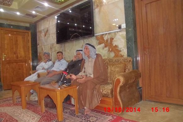 مقاتلو آمرلي يتحدثون لممثل المرجع السيستاني عن معاجز  واسرار غريبة حصلت لهم اثناء قتالهم الدواعش حتى النصر المؤزر (مصور)