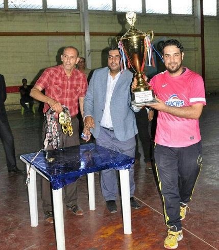 اختتام ناجح وفرق ترقت الى ناصية الفوز في دوري خماسي الكرة