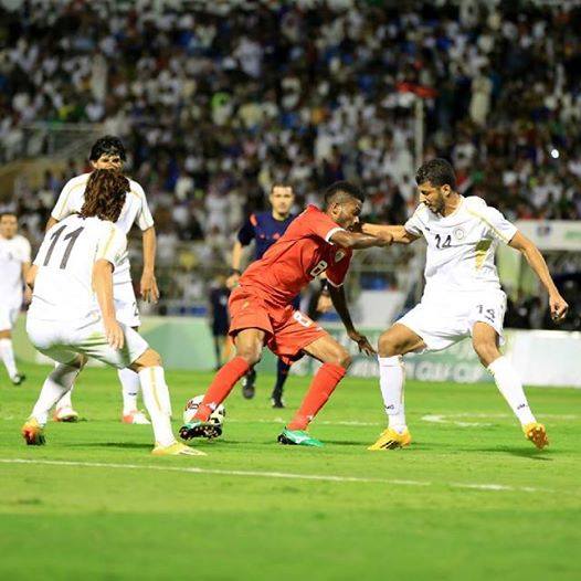العراق وعمان يتعادلان بهدف لكل منهما في خليجي 22