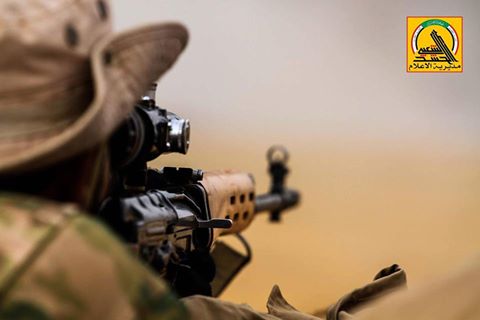 الحشد الشعبي: محاصرة عدد من عناصر داعش داخل مطار تلعفر والعثور على شبكة انفاق بمحيط المطار