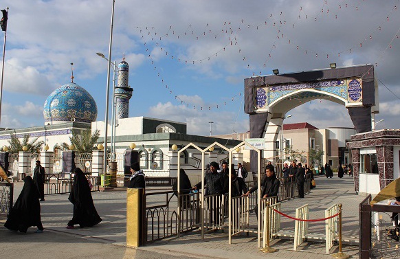 كربلاء :مدينة الحسين الخاصة بالزائرين تقدم خدماتها لـ(50000) زائر من زوار الاربعين  يوميا (مصور)