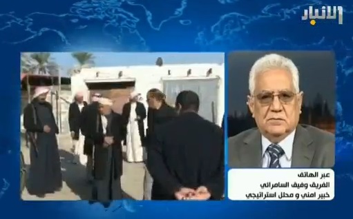 وفيق السامرائي يدعو الى نقل متطوعي نينوى للقتال في الأنبار قبل تحرير الموصل