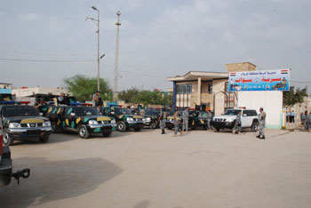 الاجهزة الامنية تمنع مصادرة أسلحة الإعلاميين أثناء عمليات التفتيش في كربلاء