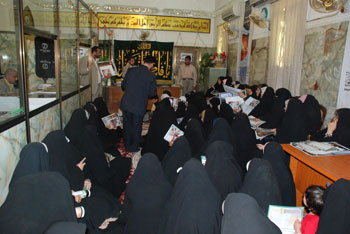 وفود مدرسية تطلع على سير الحركة العمرانية والثقافية في العتبة الحسينية المقدسة