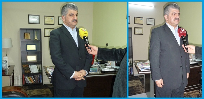 حميد مراد في حديث لقناتي البغدادية والعالم : داعش حطمت 70% من البنية التحتية في المناطق التي تتواجد فيها