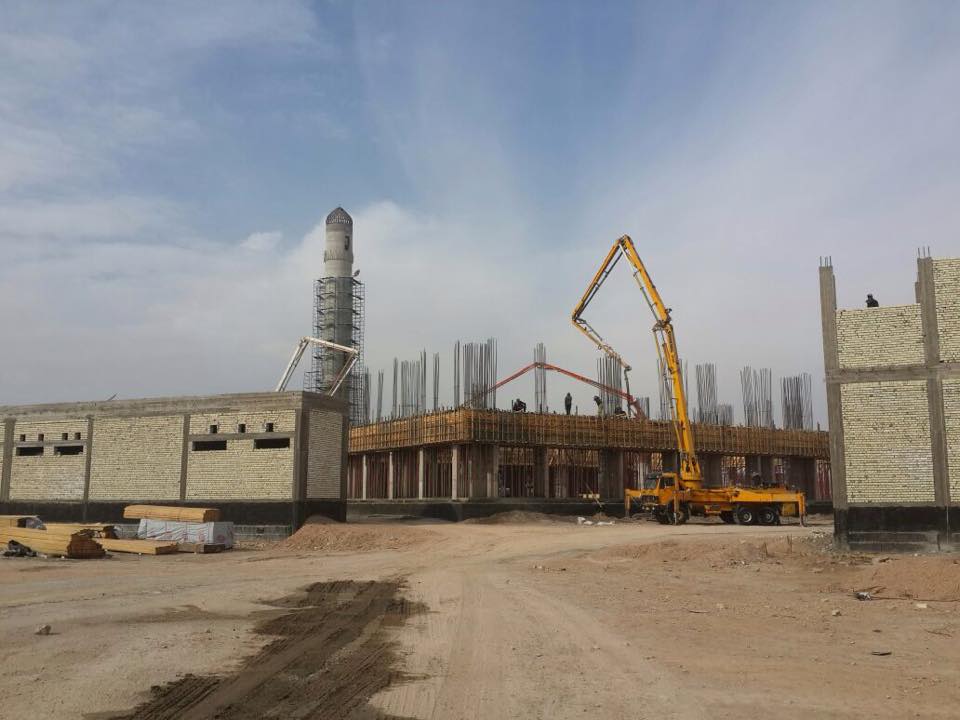 نسبة الانجاز في مشروع بناء المركز الثقافي والديني في واسط تصل الى 40%