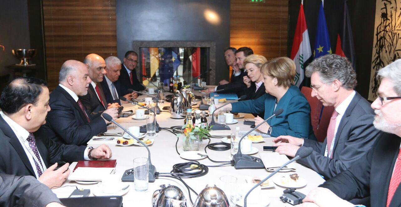 ميركل تبلغ العبادي بإرسال مبعوث خاص إلى العراق لدعم "الإصلاح الاقتصادي"