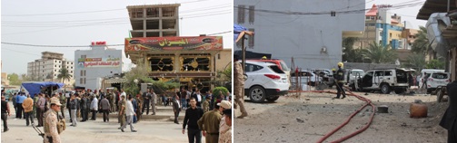 17 جريح بينهم حالتين خطرتين الحصيلة النهائية لتفجير كربلاء الارهابي