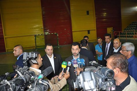 وزير الشباب والرياضة يشكك بقدرة حكومة كربلاء انجاز ما موكل لها بخصوص ملعبها الاولبي