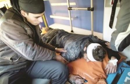 نجاة مغربي من الموت بعد سقوطه من الطابق السادس ببيروت +صور