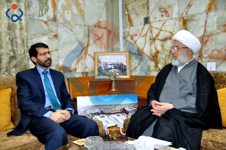 ممثل المرجع السيستاني يستقبل رئيس هيئة النزاهة الجديد