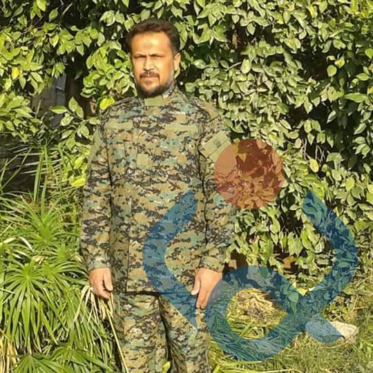 لواء علي الاكبر ينعى المجاهد البطل (قصي يوسف الصيمري) الذي استشهد ببيجي في صلاح الدين