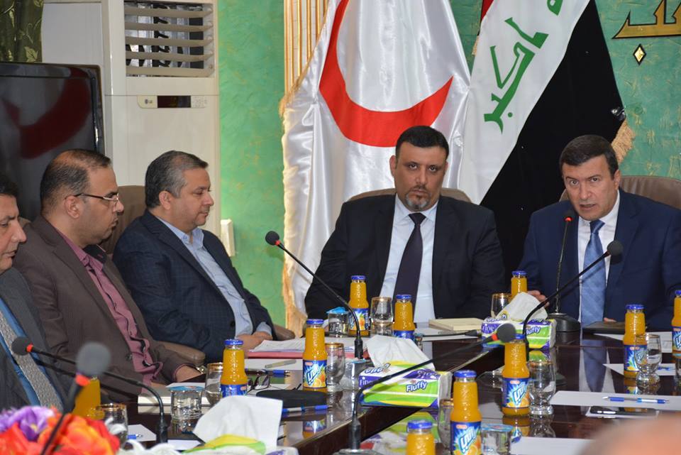محافظ كربلاء يترأس إجتماعاَ لبحث آليات نقل الصلاحيات من وزارة الصحة إلى المحافظات