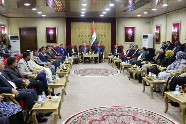 الجبوري يؤكد اهمية اعتماد مبدأ الحوار للخروج بنتائج ايجابية للازمة