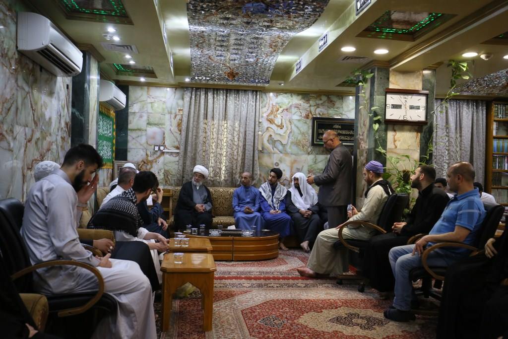 ممثل المرجع السيستاني في كربلاء يستقبل وفد من النرويج والسويد