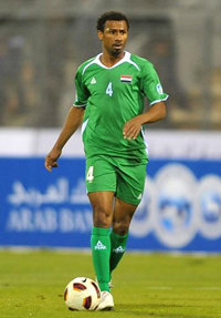 اللاعب  قصي منير يتعافى من اصابته بصورة جيدة في معسكر تركيا